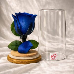 SRIforever Blue Rose round glass
